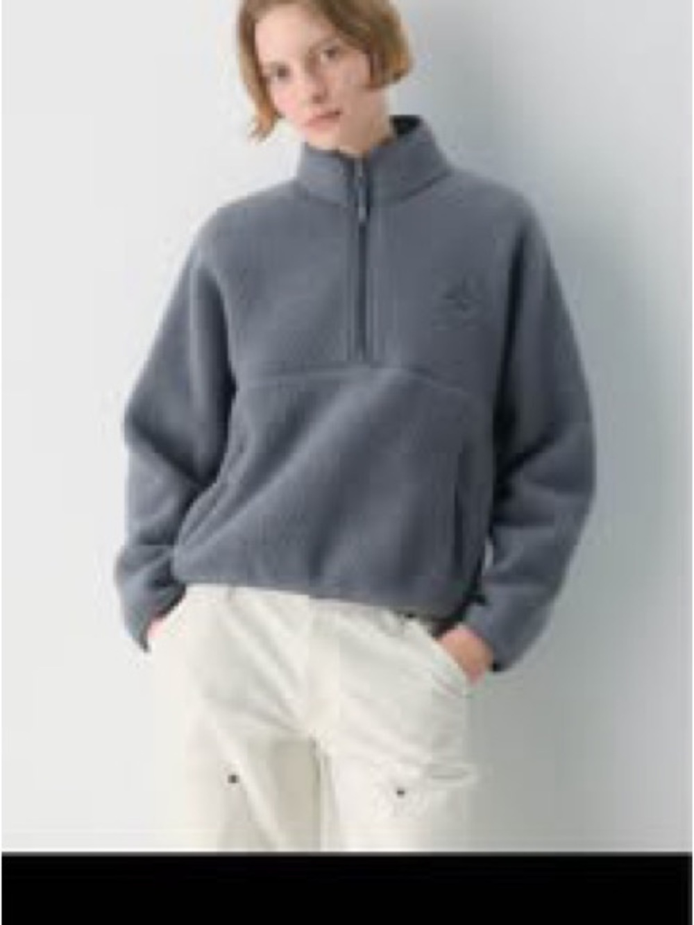 Aritzia TNA~NWT~ Polar tech  thermal pro fleece 1/2 zip high hip sweater